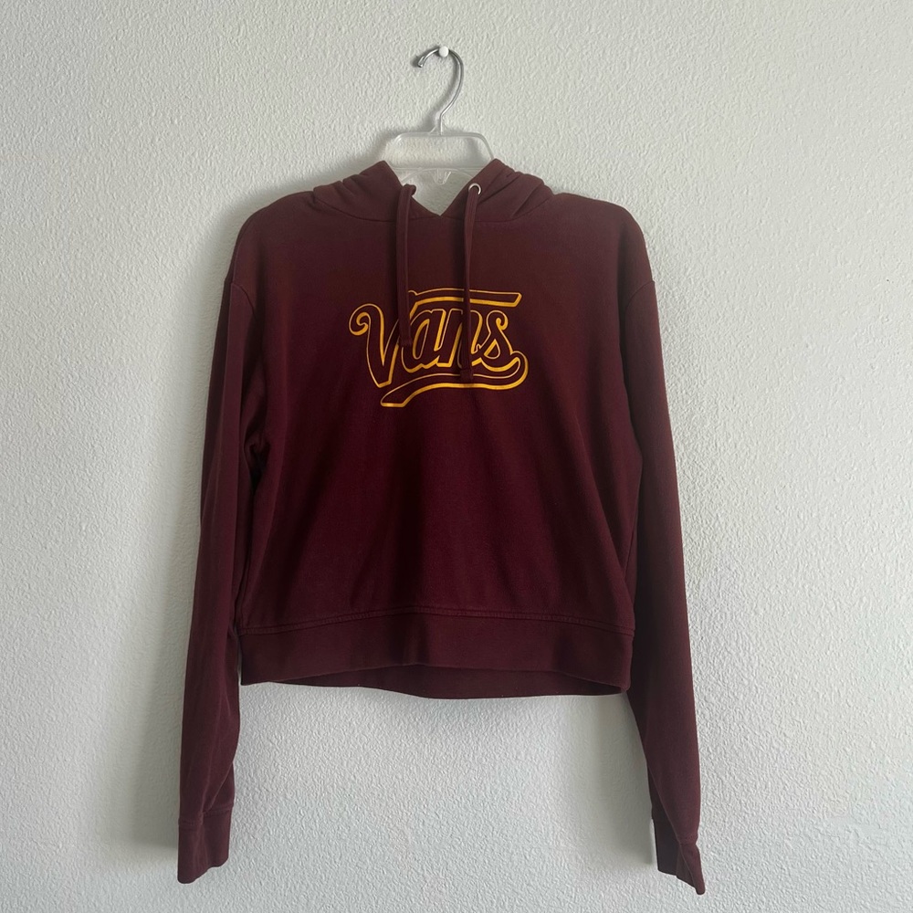 Vans Hoodie Semi-cropped (burgundy/maroon)